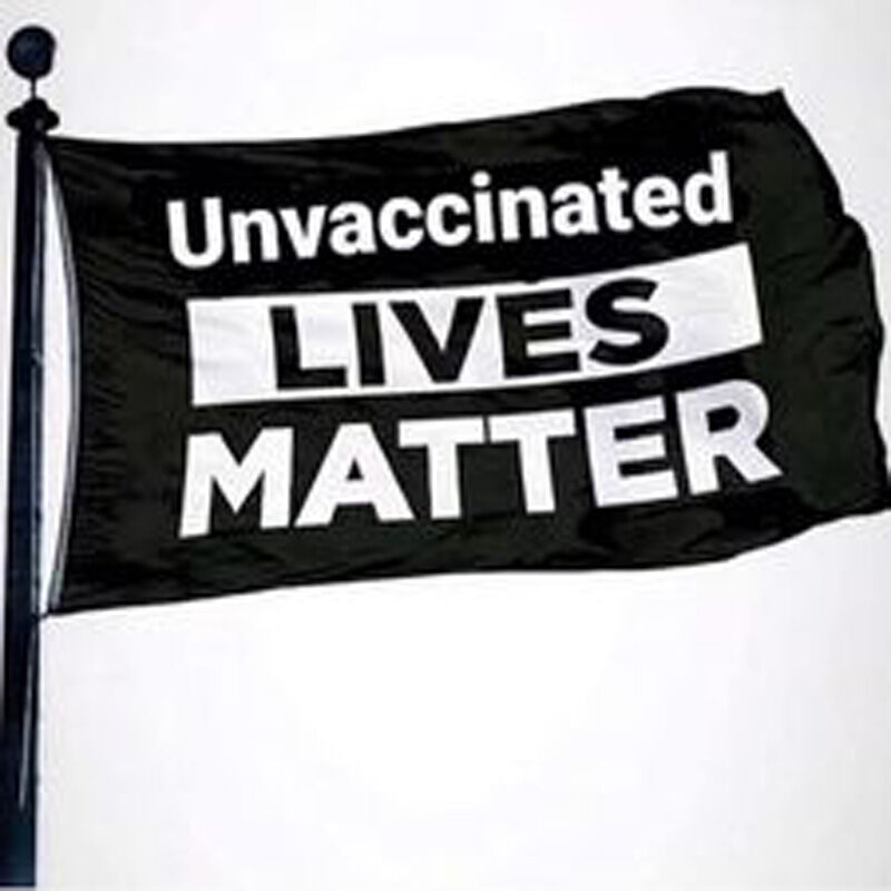 Anti-vaccination flag